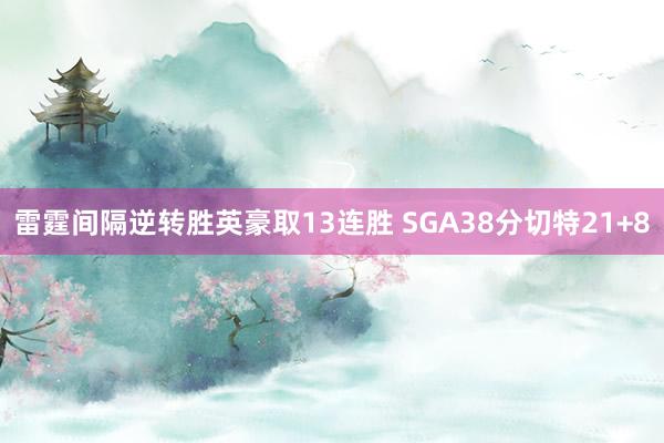 雷霆间隔逆转胜英豪取13连胜 SGA38分切特21+8